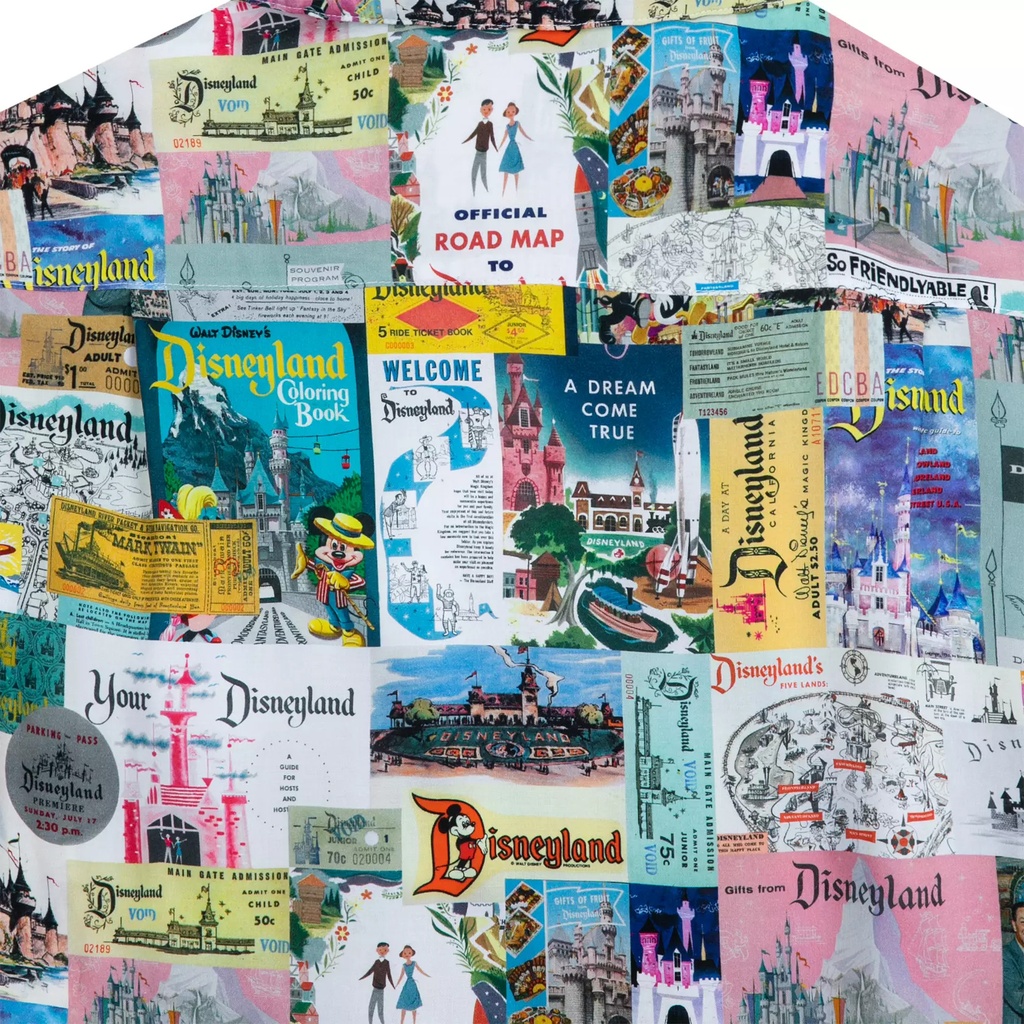 Disneyland Woven Shirt for Adults – Disney100 Back