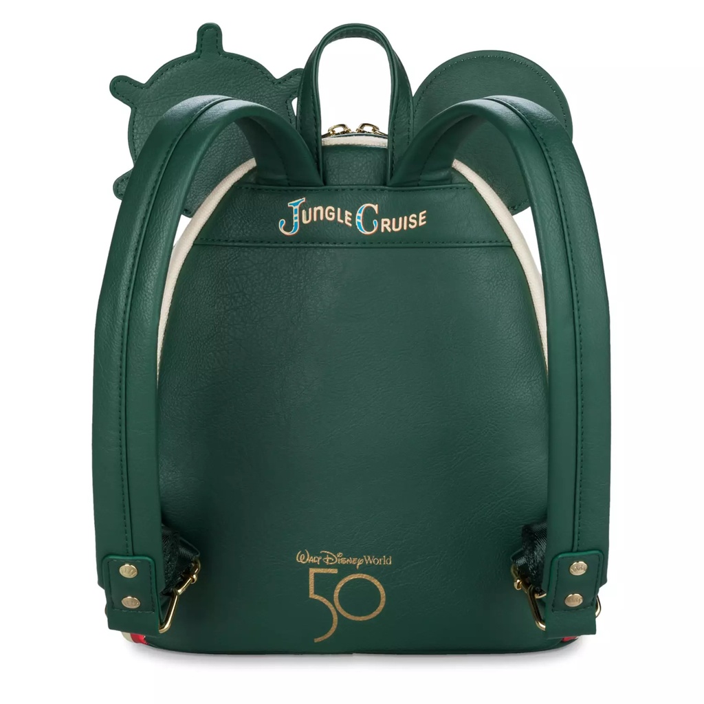 Mickey Mouse: The Main Attraction Loungefly Mini Backpack – Jungle Cruise – Limited Release-Back