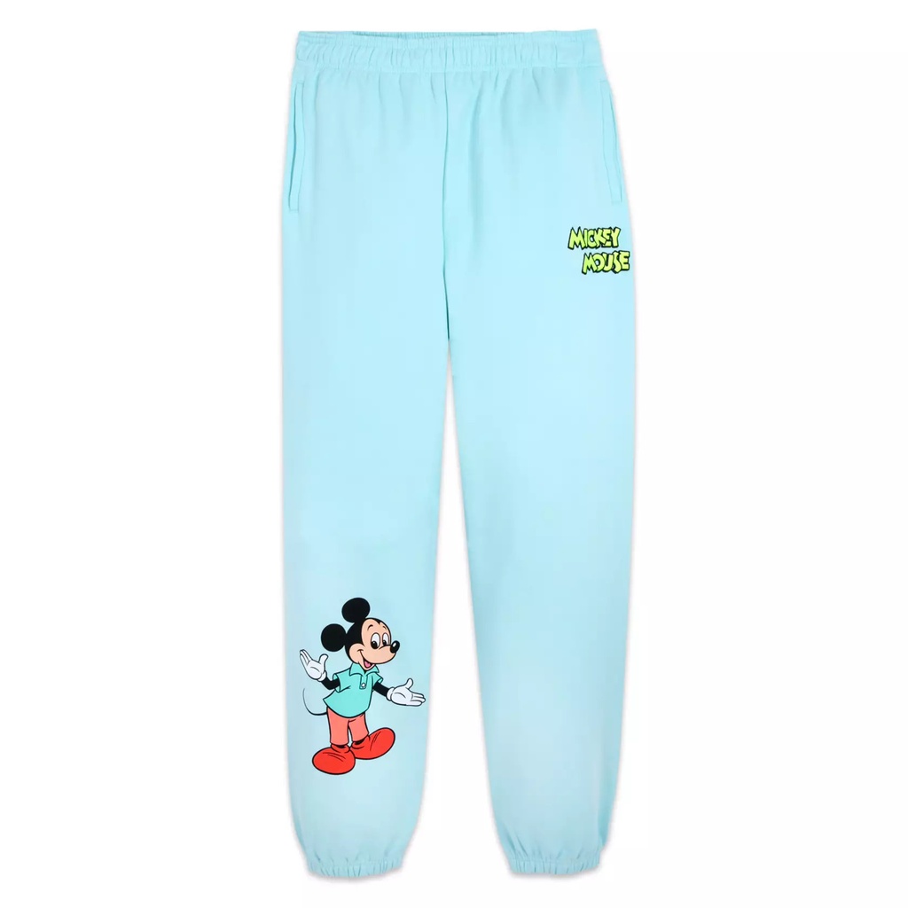 Light Blue Mickey's Jogger Pants for Women (XS)